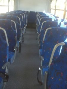 Interiores autobús transporte de personal - GO Transportes